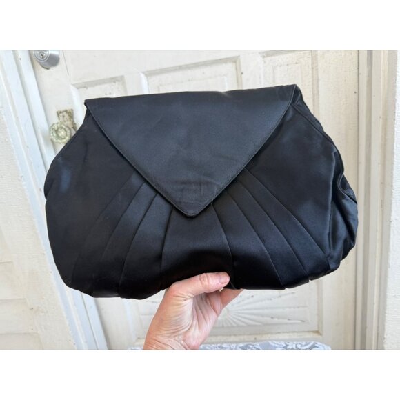 Vintage 60's Morris Moskowitz Satin Envelope Hand Muff Evening Purse - Picture 16 of 16